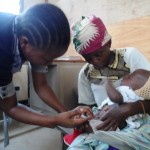 Child gets Vaccine Immunization
